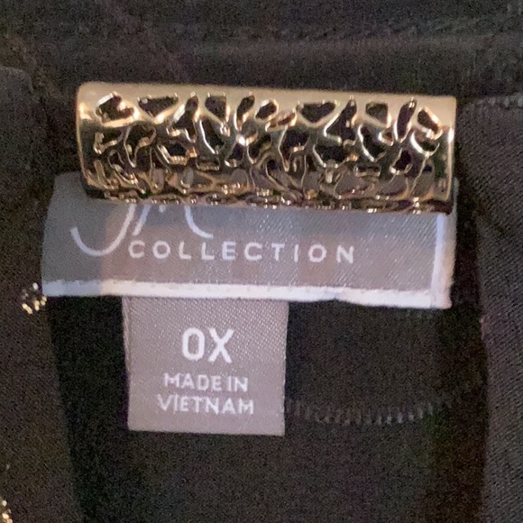 Black with Gold Top - Size 0X - Picture 2 of 3
